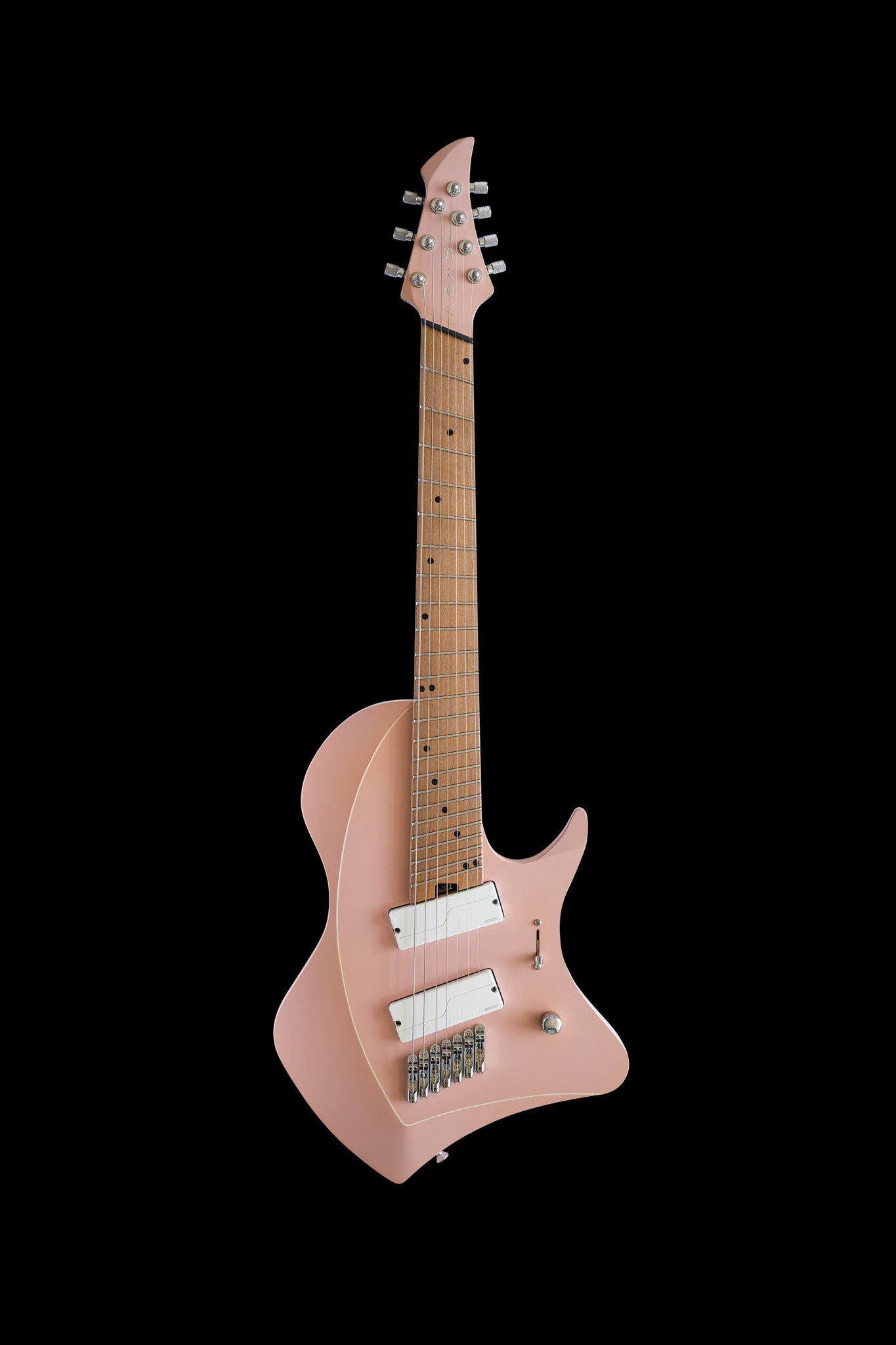 ギター ABASI GUITARS Custom6 Straight Scale ABASI GUITARS/Larada 6 Straight FRT Burl Maple/Maple