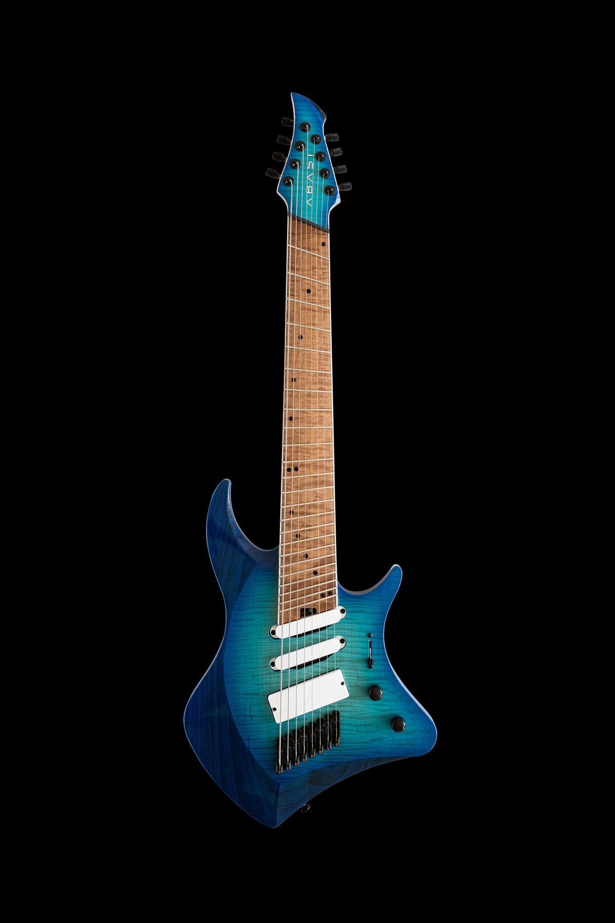 ĒMI 8 // MASTER SERIES // CUSTOM // OCEANBURST [FLAMED MAPLE FB]