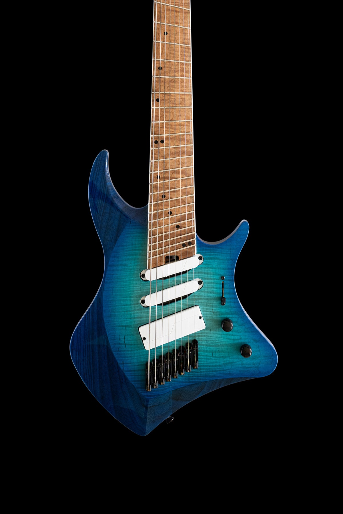 ĒMI 8 // MASTER SERIES // CUSTOM // OCEANBURST [FLAMED MAPLE FB]