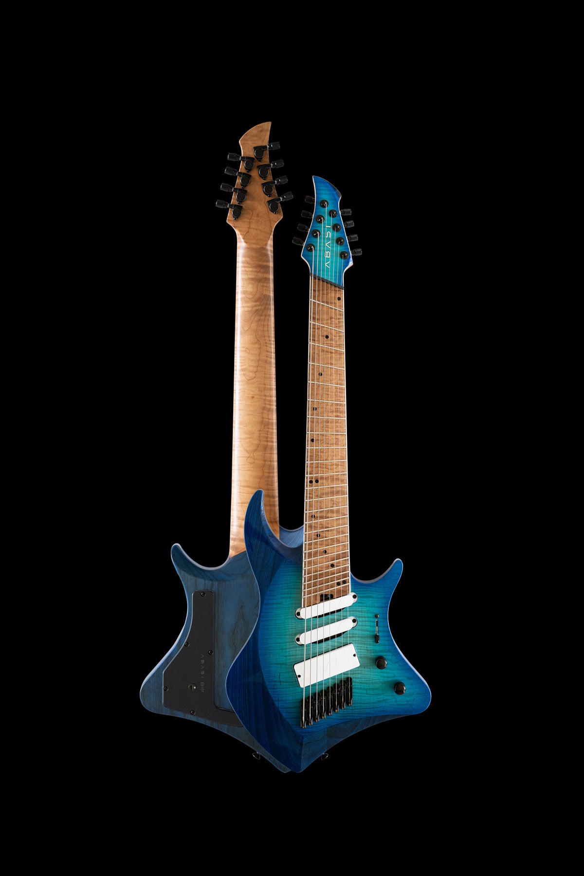 ĒMI 8 // MASTER SERIES // CUSTOM // OCEANBURST [FLAMED MAPLE FB]