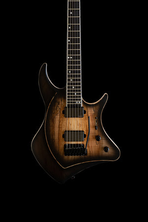 ĒMI 6 // CUSTOM // Spalted Blackburst [Ebony FB]