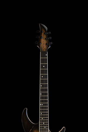 ĒMI 6 // CUSTOM // Spalted Blackburst [Ebony FB]