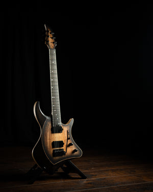 ĒMI 6 // CUSTOM // Spalted Blackburst [Ebony FB]