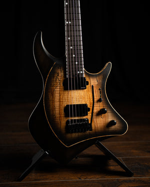 ĒMI 6 // CUSTOM // Spalted Blackburst [Ebony FB]