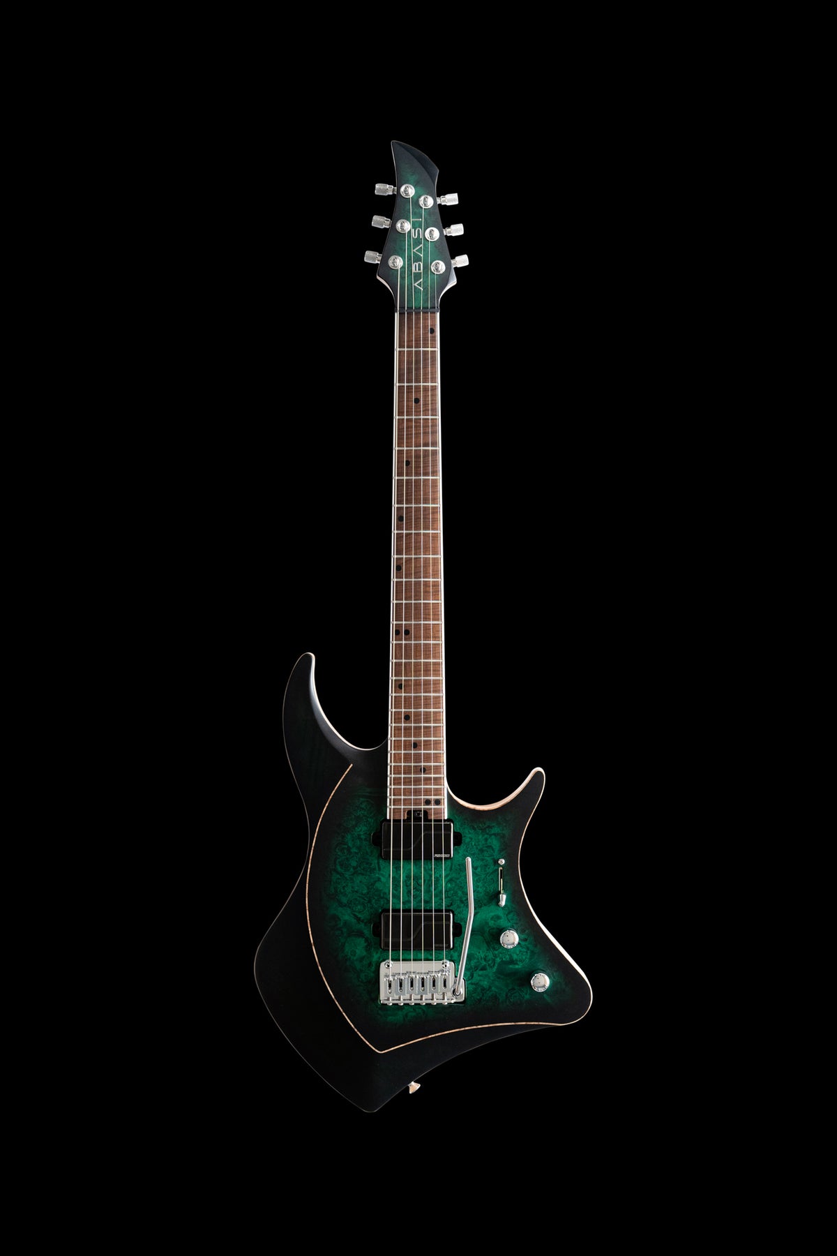 ĒMI 6 // CUSTOM // Emeraldburst Burl