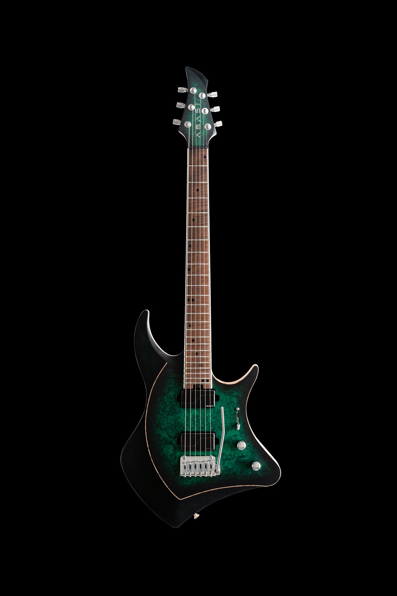ĒMI 6 // CUSTOM // Emeraldburst Burl