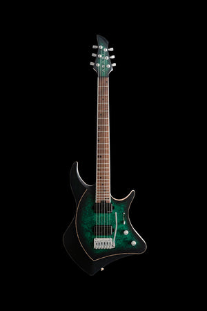 ĒMI 6 // CUSTOM // Emeraldburst Burl