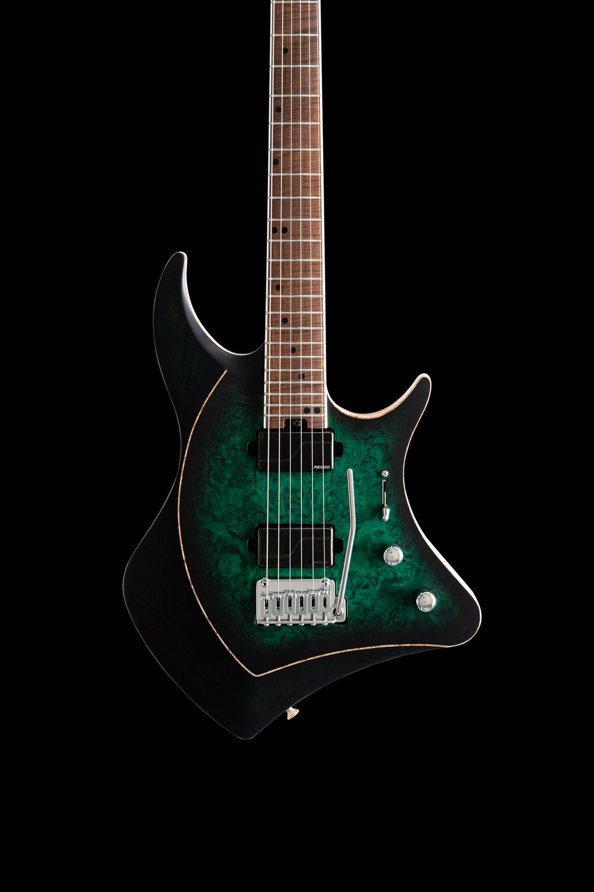 ĒMI 6 // CUSTOM // Emeraldburst Burl