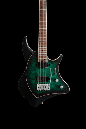 ĒMI 6 // CUSTOM // Emeraldburst Burl