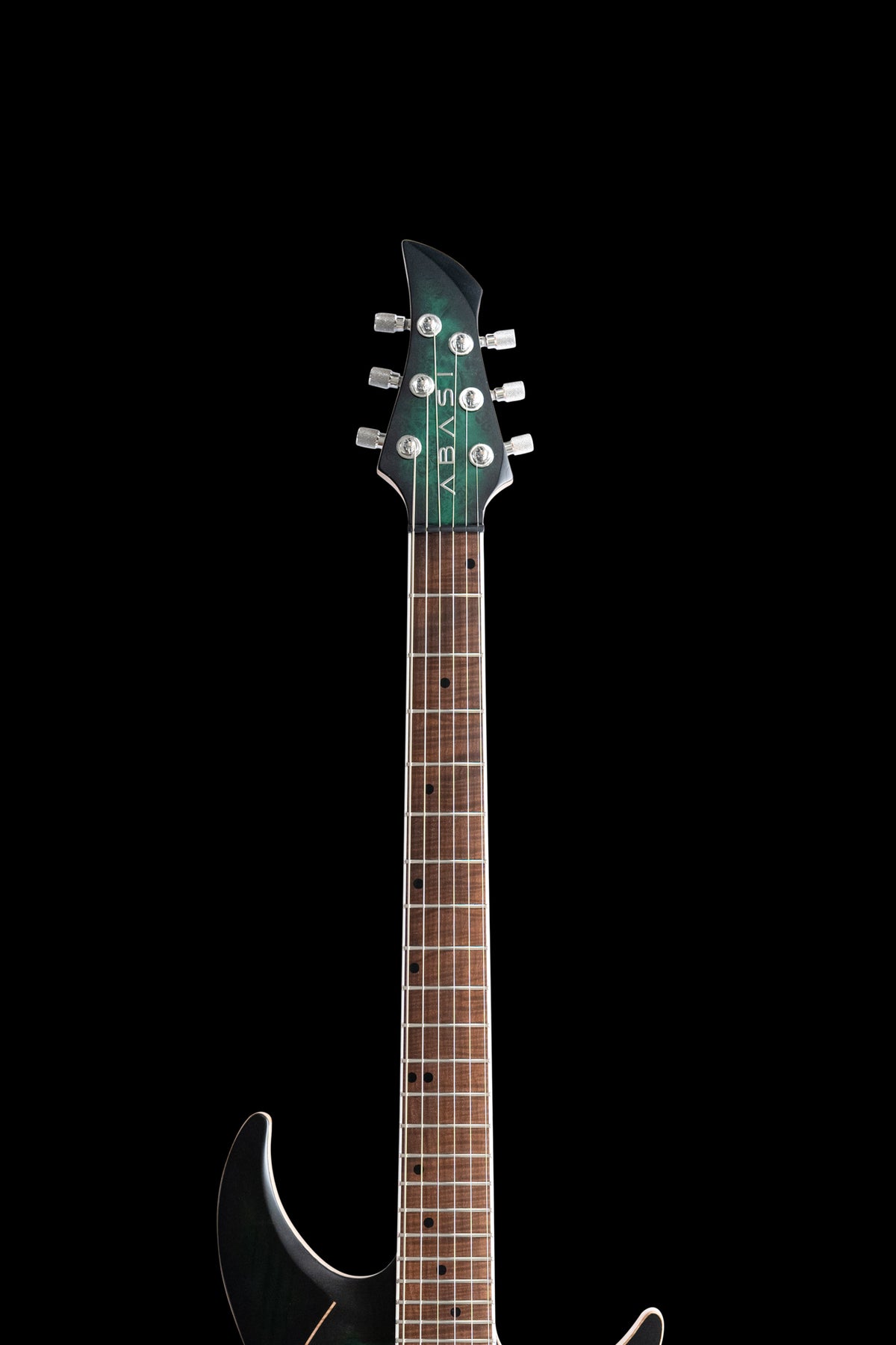 ĒMI 6 // CUSTOM // Emeraldburst Burl
