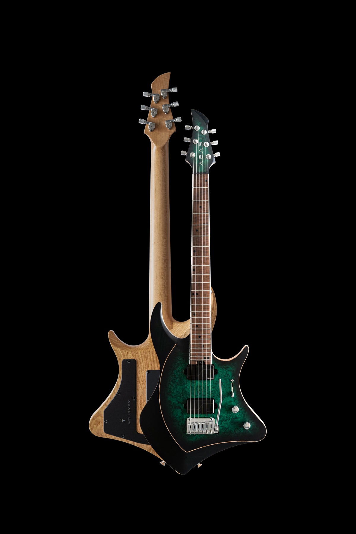 ĒMI 6 // CUSTOM // Emeraldburst Burl