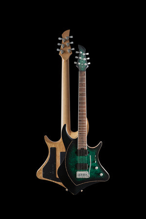ĒMI 6 // CUSTOM // Emeraldburst Burl