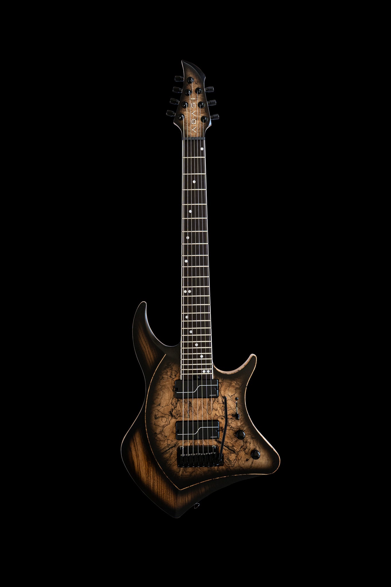 ĒMI 7 // CUSTOM // Spalted Blackburst [Ebony FB]