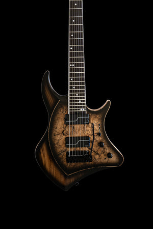 ĒMI 7 // CUSTOM // Spalted Blackburst [Ebony FB]