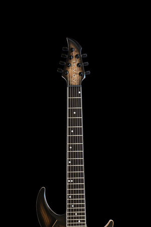 ĒMI 7 // CUSTOM // Spalted Blackburst [Ebony FB]