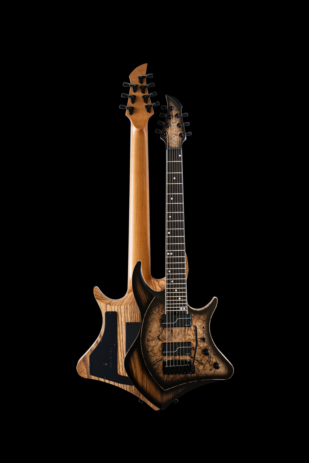 ĒMI 7 // CUSTOM // Spalted Blackburst [Ebony FB]