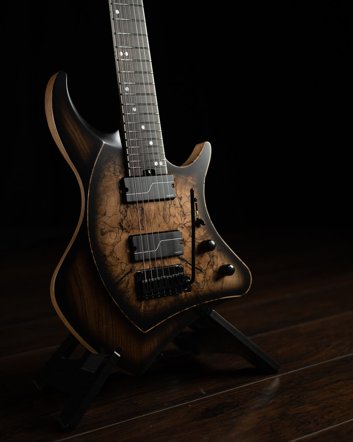 ĒMI 7 // CUSTOM // Spalted Blackburst [Ebony FB]