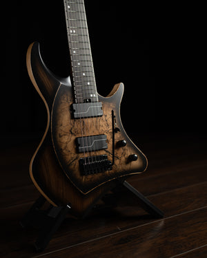 ĒMI 7 // CUSTOM // Spalted Blackburst [Ebony FB]