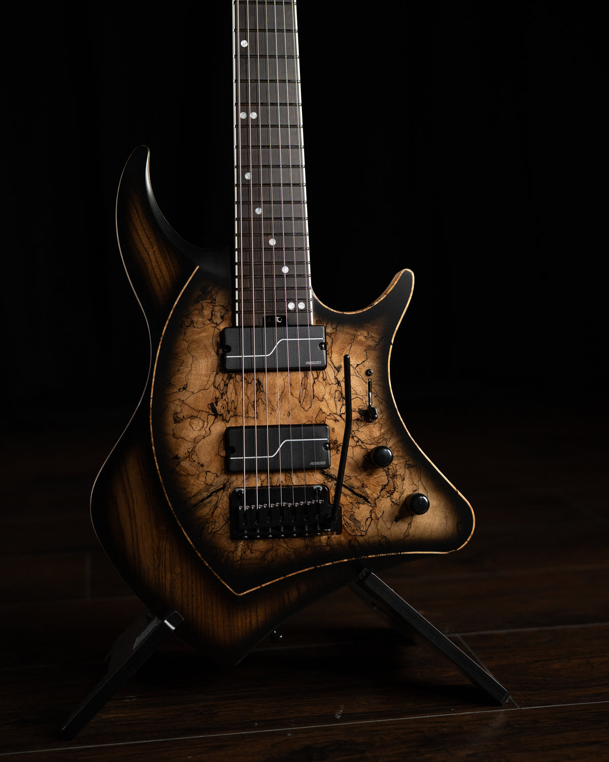 ĒMI 7 // CUSTOM // Spalted Blackburst [Ebony FB]