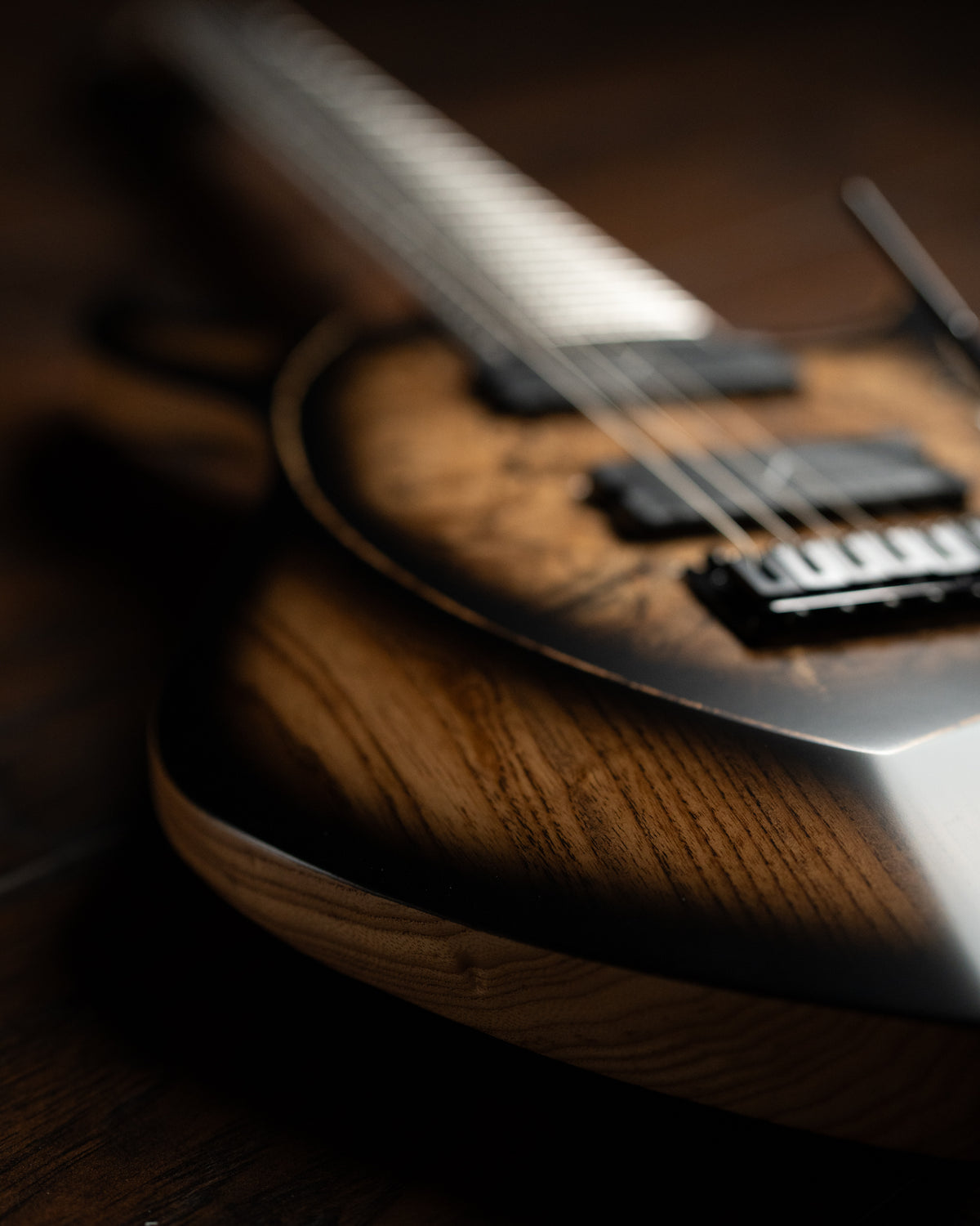 ĒMI 7 // CUSTOM // Spalted Blackburst [Ebony FB]