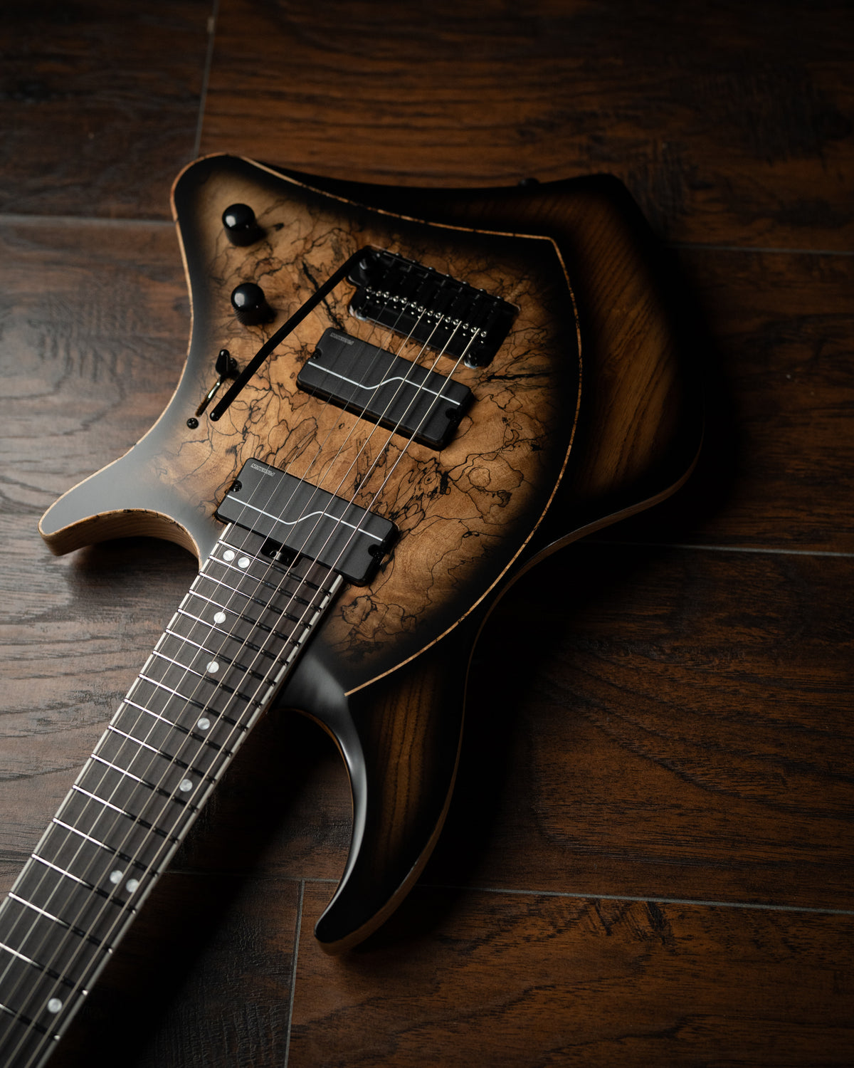 ĒMI 7 // CUSTOM // Spalted Blackburst [Ebony FB]