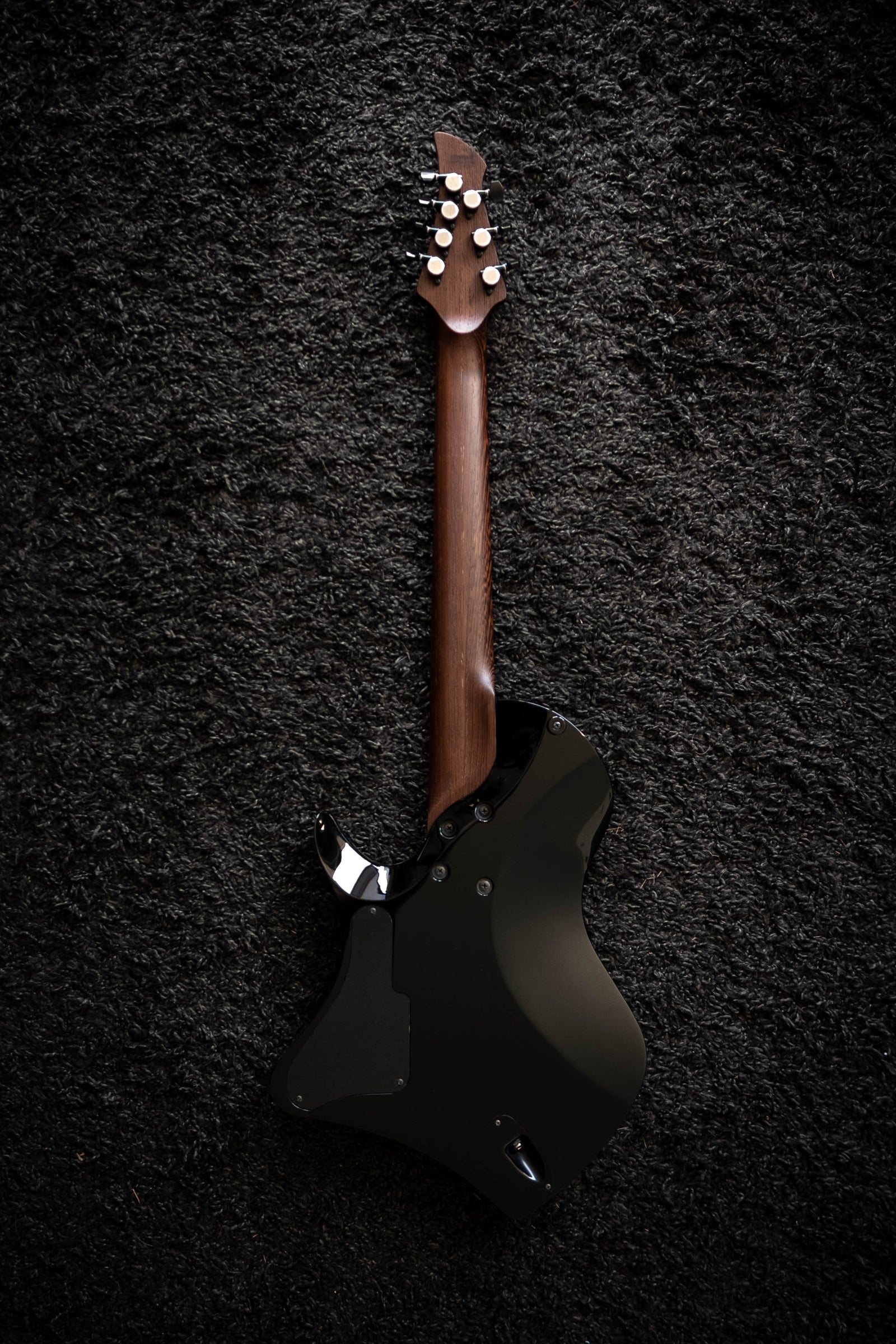 J Larada 7 // Black (White Pickups)