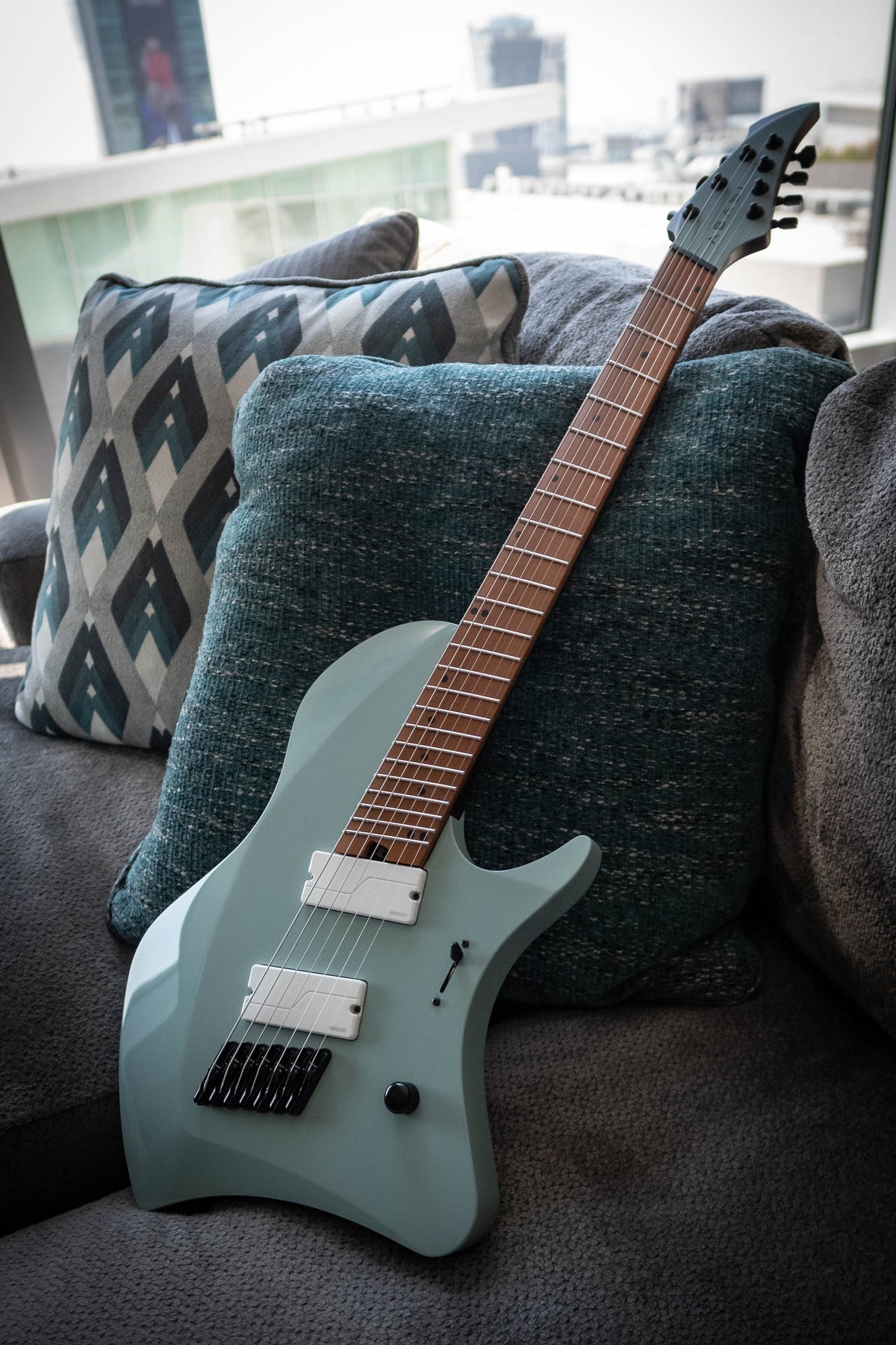 J Larada 7 // Sage (Roasted Maple FB + White PU)