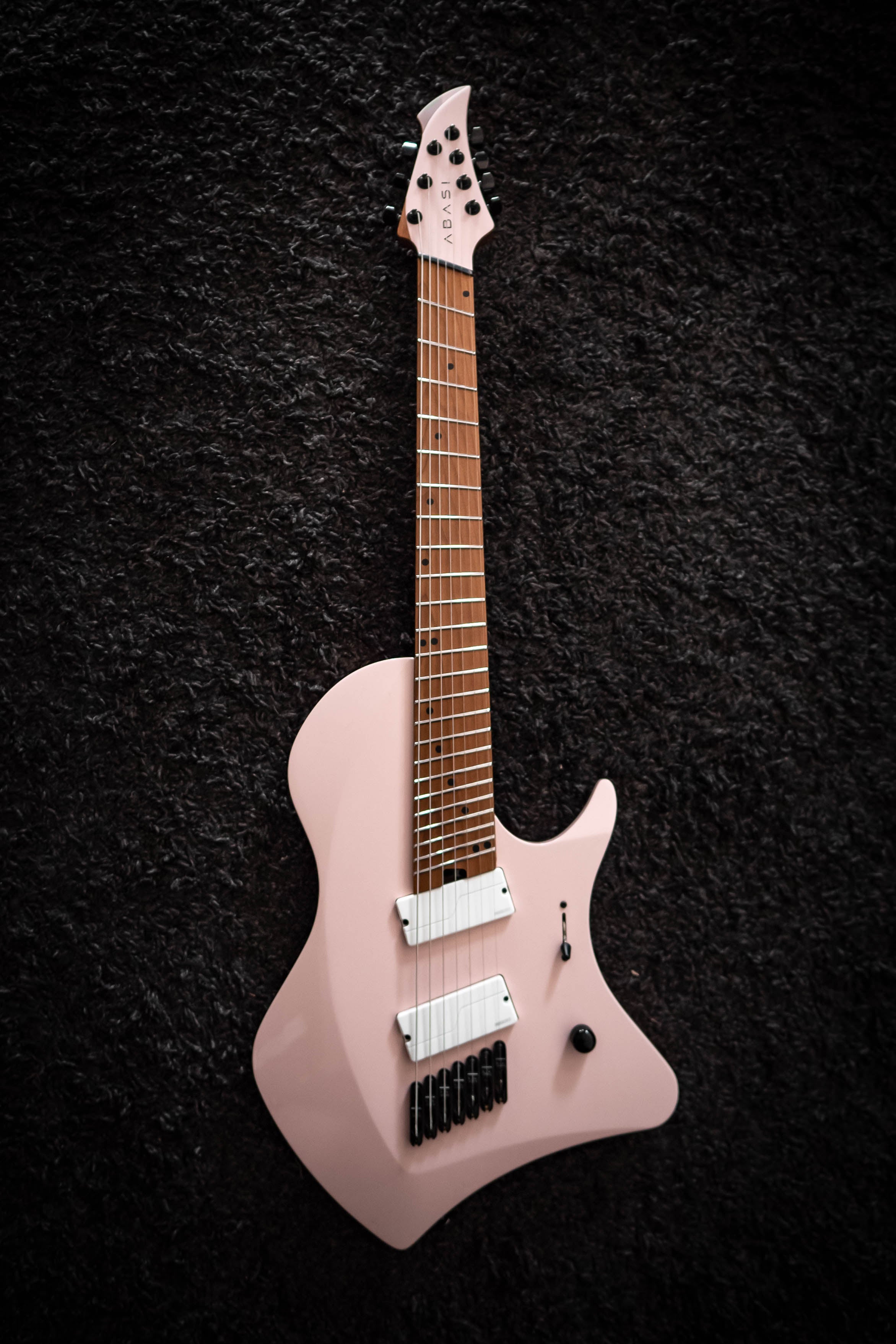 J Larada 7 // Shell Pink [Roasted Maple Neck + FB] - Abasi